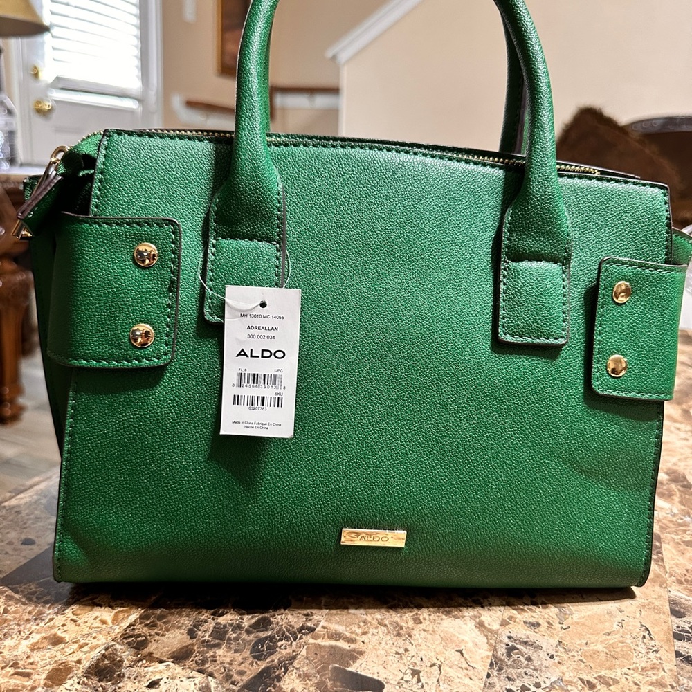 Aldo Elegant Green Handbag - Picture 4 of 11
